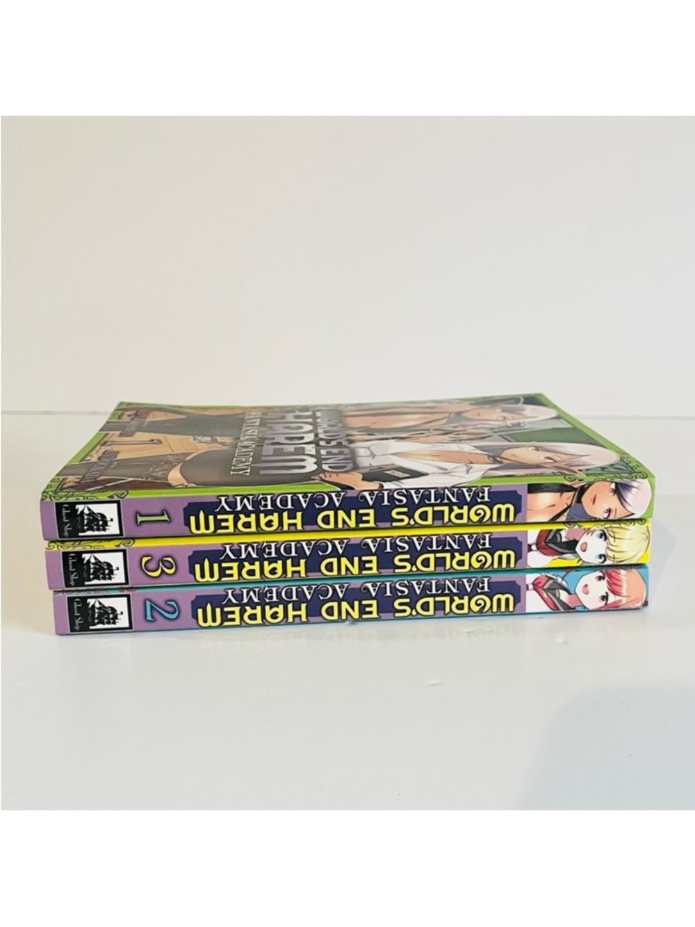 World’s End Harem Fantasia Academy Manga Vol 1–3 Complete Set